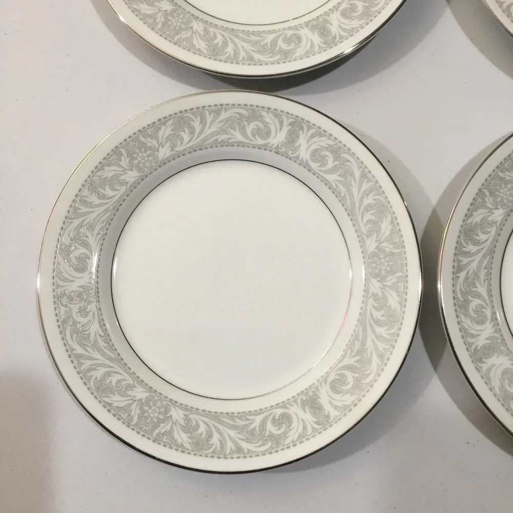 Vintage 70’s Imperial ‘Whitney’ Bread Plates Set of 4